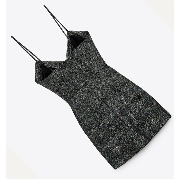 ZARA PATTERNED CUT OUT DRESS - Picture 6 of 14